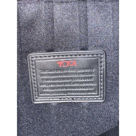 TUMI alpha Bravo crossbody bag case for tablets small laptops purple black - Picture 6 of 9